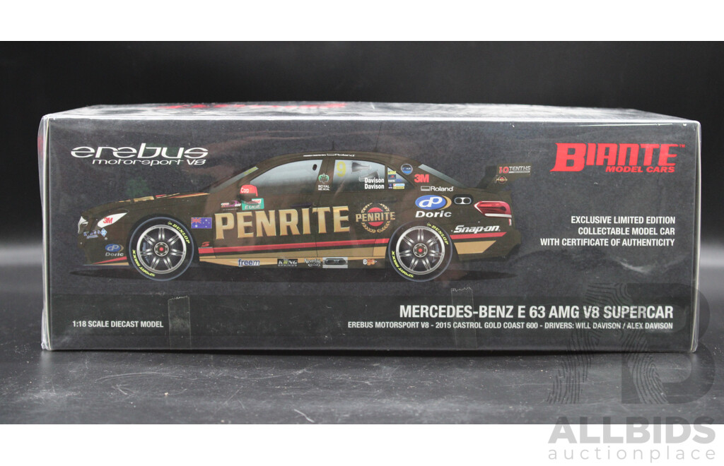 BIANTE 1:18 Limited Edition Mercedes- Benz E63 AMG V8 SuperCar  - Brand New