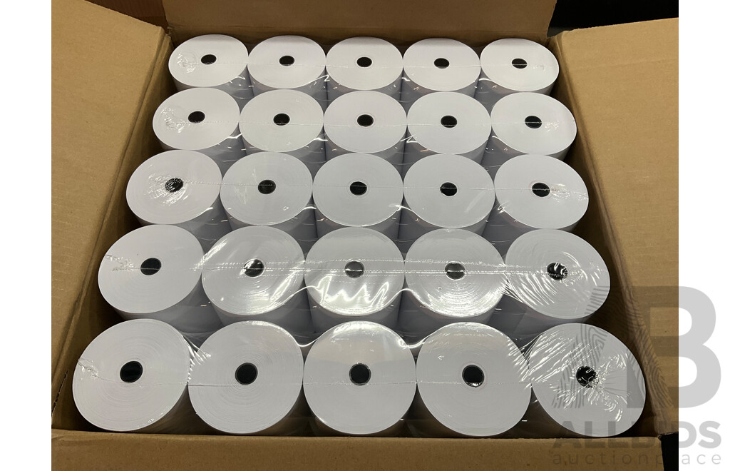 Thermal Paper Rolls - 80x80mm - Lot of 150 Rolls