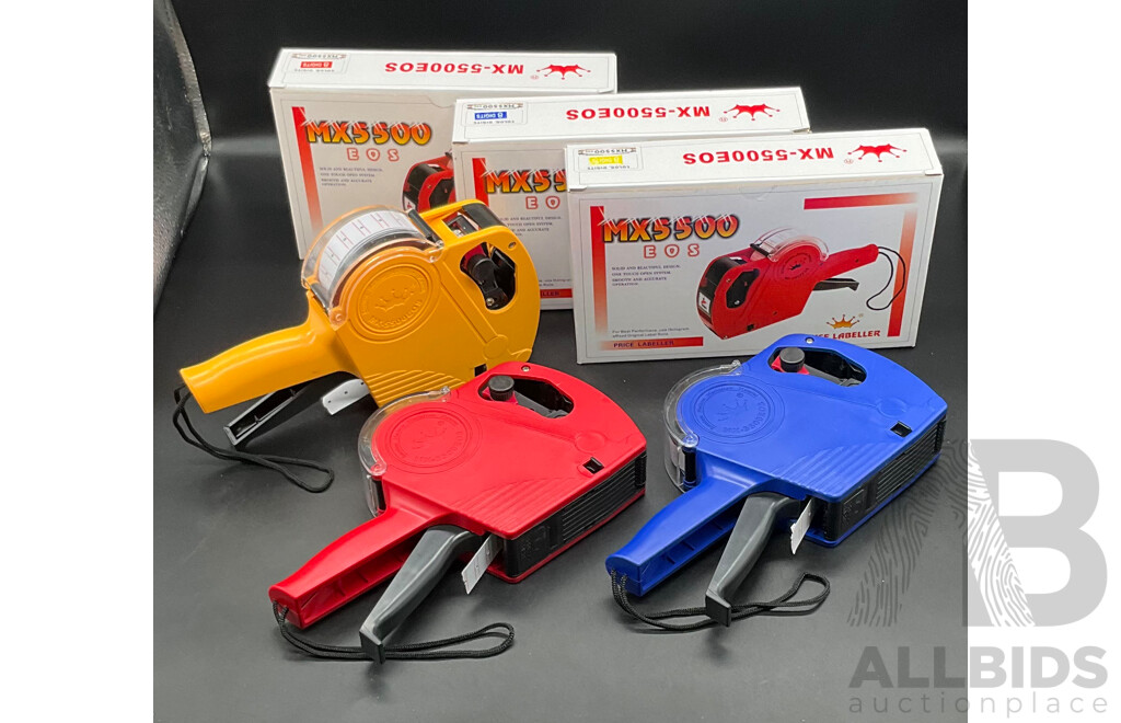 MX5500 EOS Price Labeller - Lot of 72