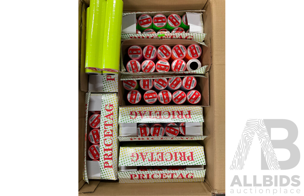 MX5500 EOS Price Labellers and Tags Labels Refills - Lot of 81