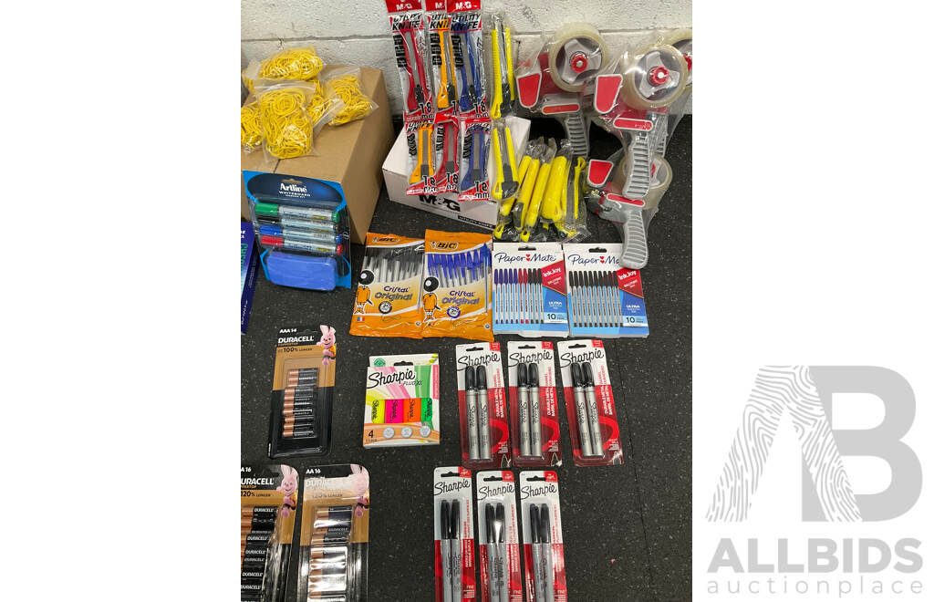 Huge Bundle of Assorted Office Accessories - Lot of 135