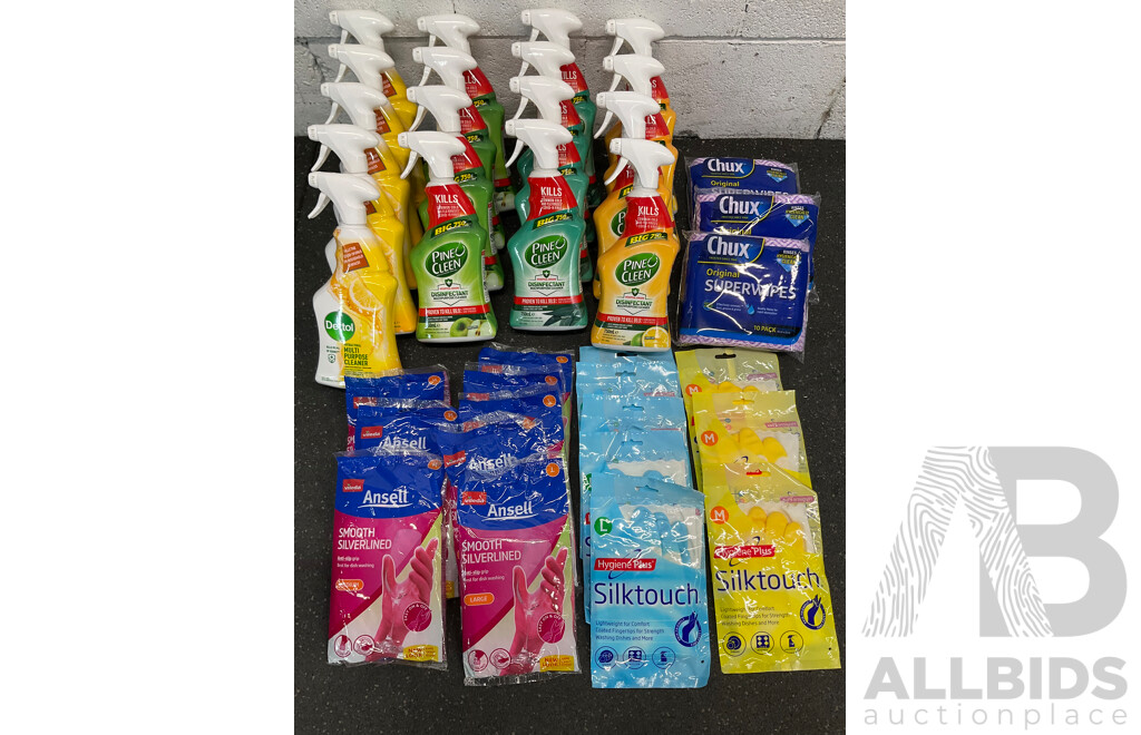 Huge Bundle of Cleaning Supplies - Lot of 36