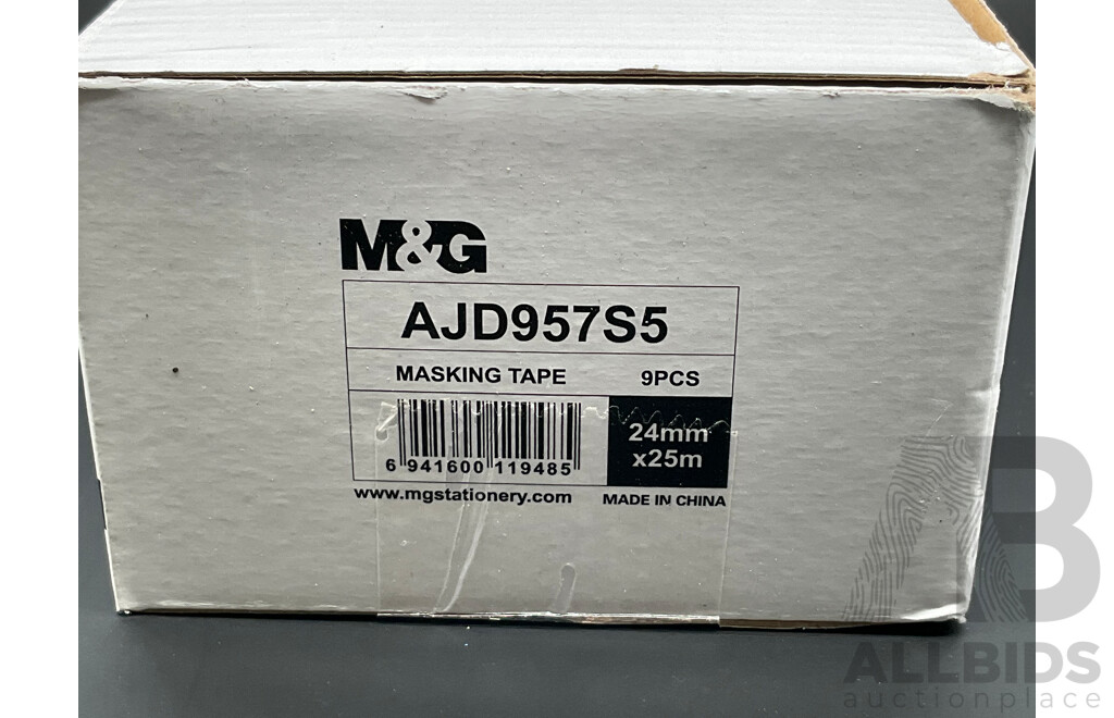 M&G Masking Tape (24mm X 25m)  - Lot of 207