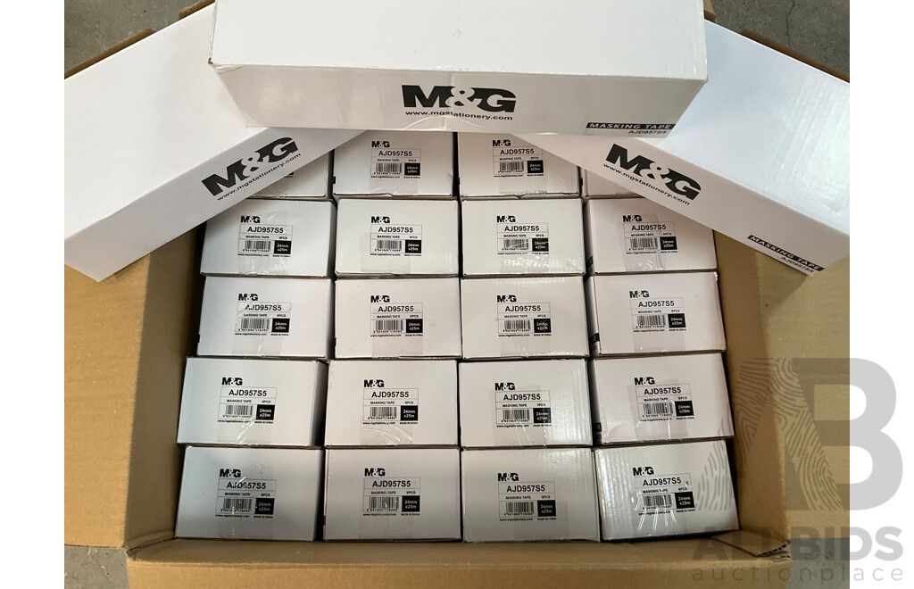 M&G Masking Tape (24mm X 25m)  - Lot of 207
