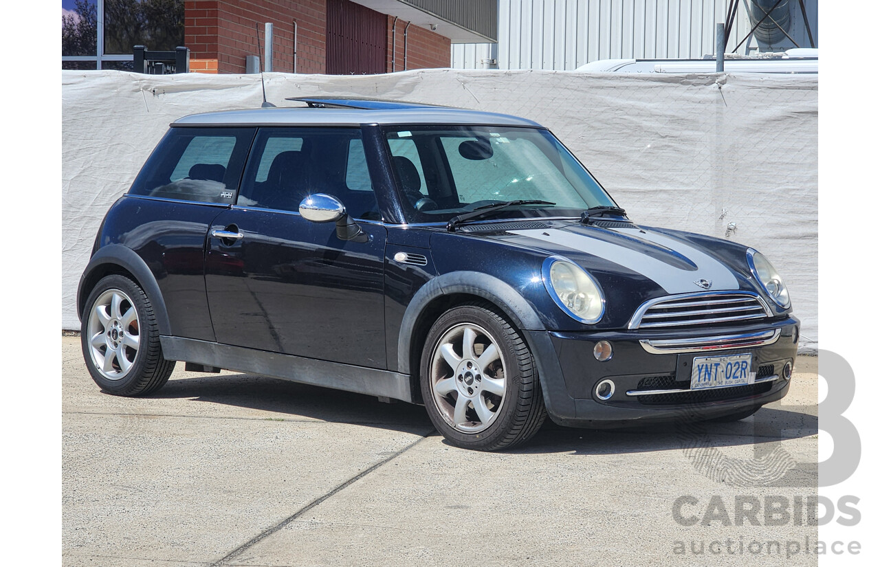 6/2006 Mini Cooper PARK LANE R50 2d Hatchback Black 1.6L