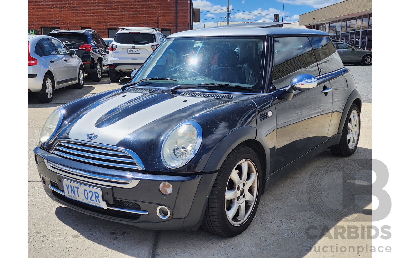 6/2006 Mini Cooper PARK LANE R50 2d Hatchback Black 1.6L