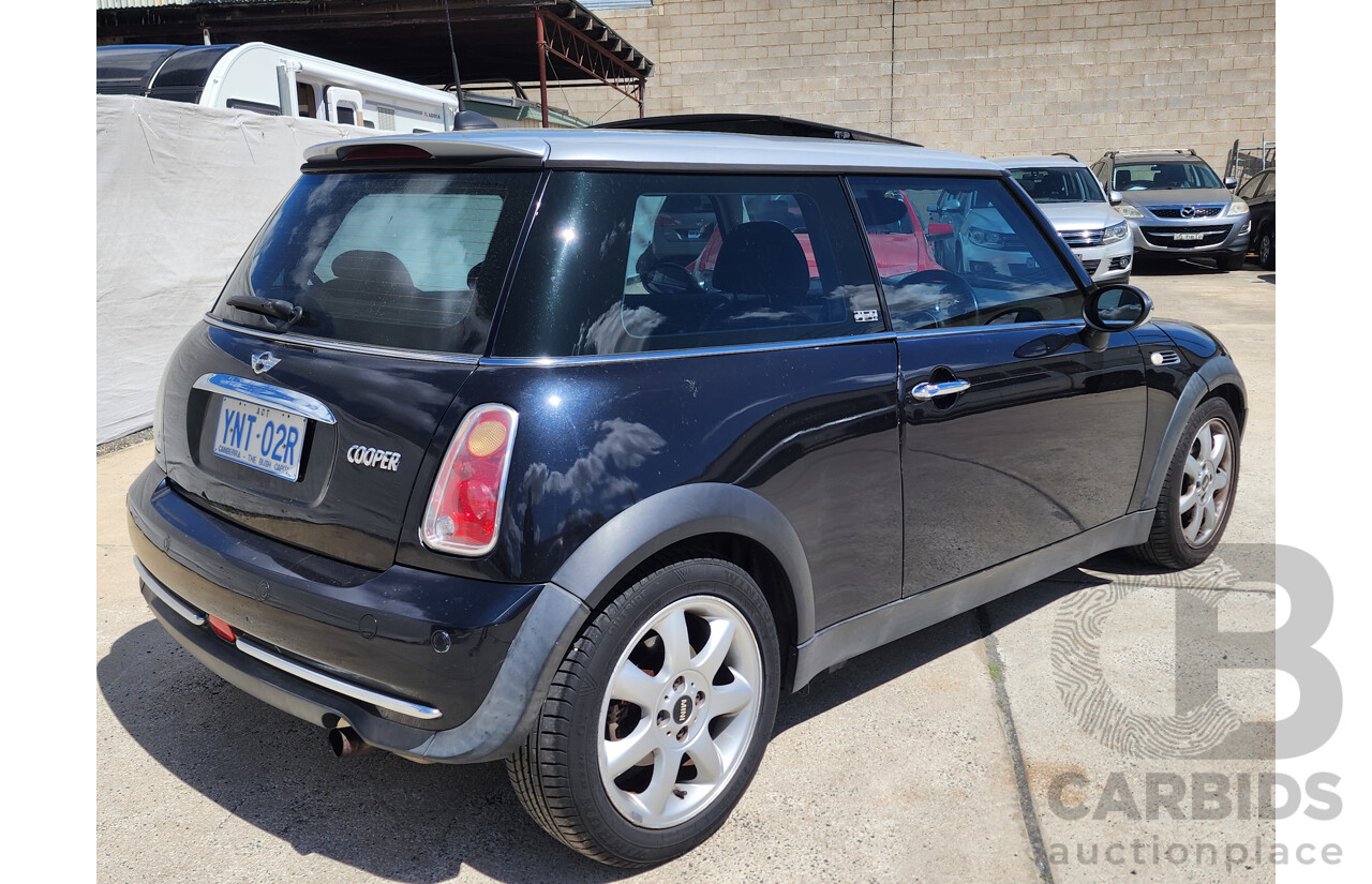 6/2006 Mini Cooper PARK LANE R50 2d Hatchback Black 1.6L
