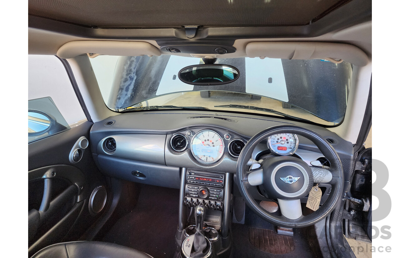 6/2006 Mini Cooper PARK LANE R50 2d Hatchback Black 1.6L