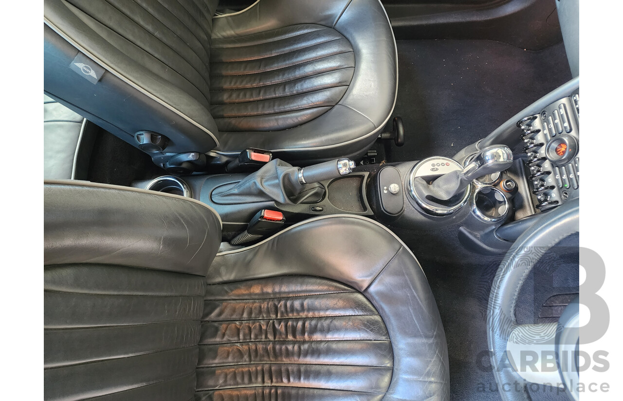 6/2006 Mini Cooper PARK LANE R50 2d Hatchback Black 1.6L