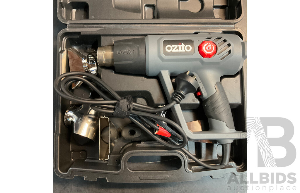 OZITO Heat Gun & Google Chromecast & Braven Mini Speaker - Lot of 3