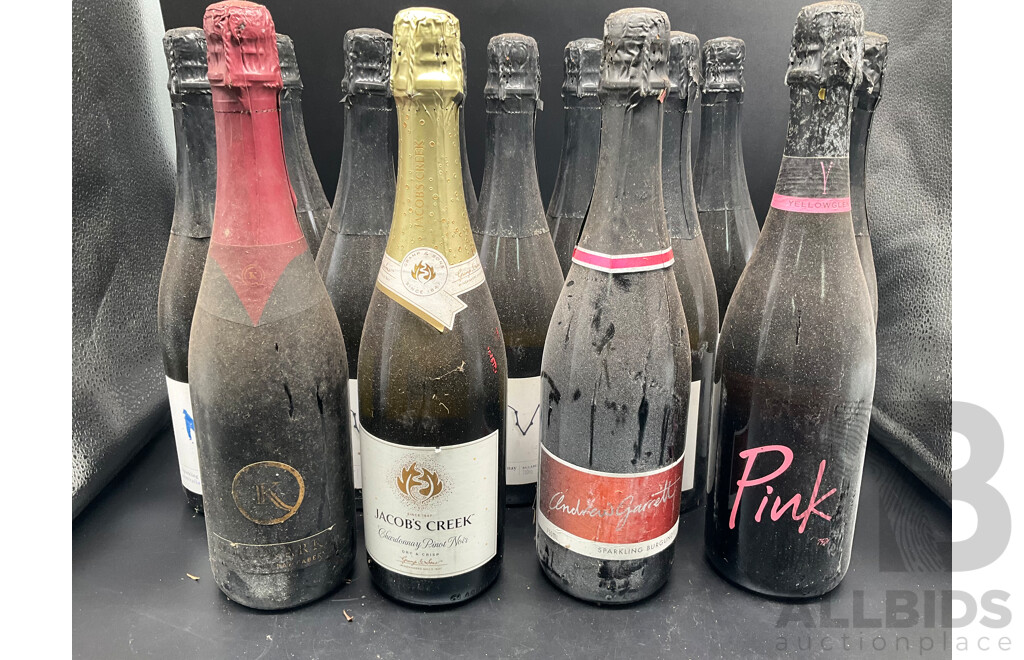 Assorted Bottles of Australian Sparkling Wines - Lot of 15