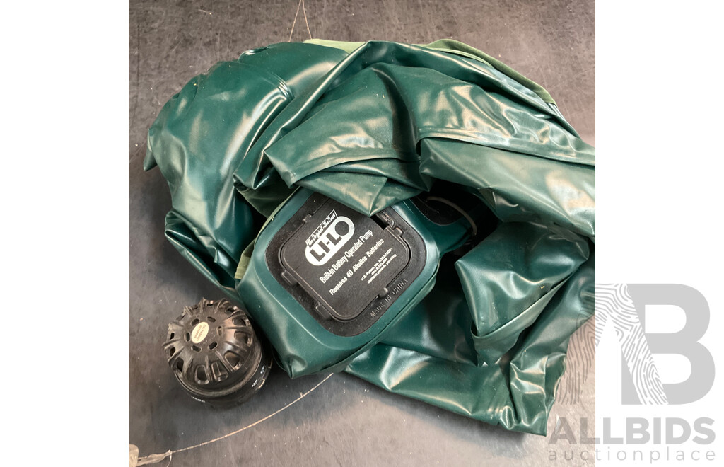 Green Inflatable Mattress & Bottle Capper & 16x6.5 - 8 Wheel for Wheelbarrow