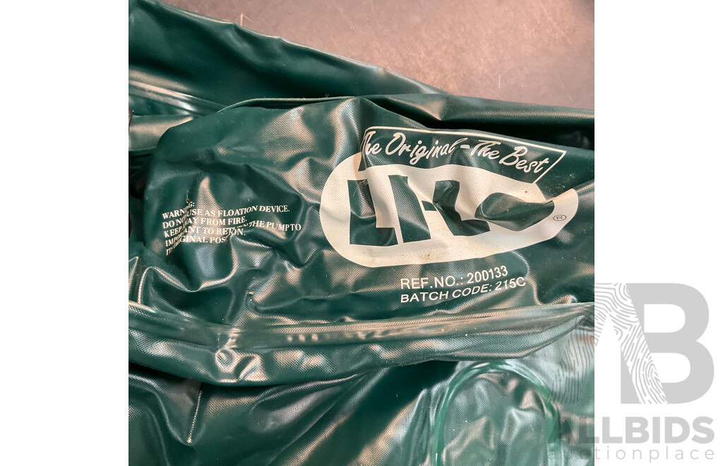 Green Inflatable Mattress & Bottle Capper & 16x6.5 - 8 Wheel for Wheelbarrow