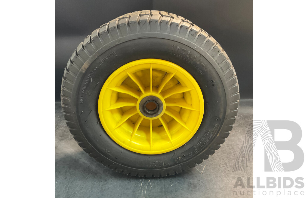 Green Inflatable Mattress & Bottle Capper & 16x6.5 - 8 Wheel for Wheelbarrow