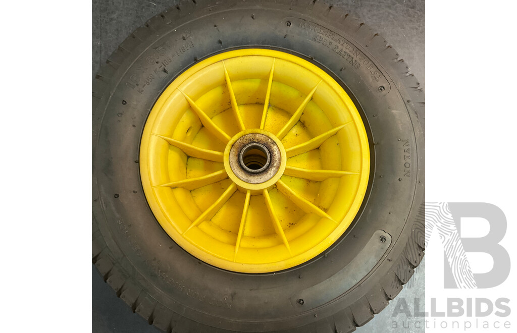 Green Inflatable Mattress & Bottle Capper & 16x6.5 - 8 Wheel for Wheelbarrow