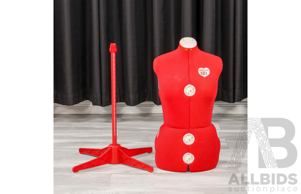 Adjustable Dress Makers Mannequin by Singer