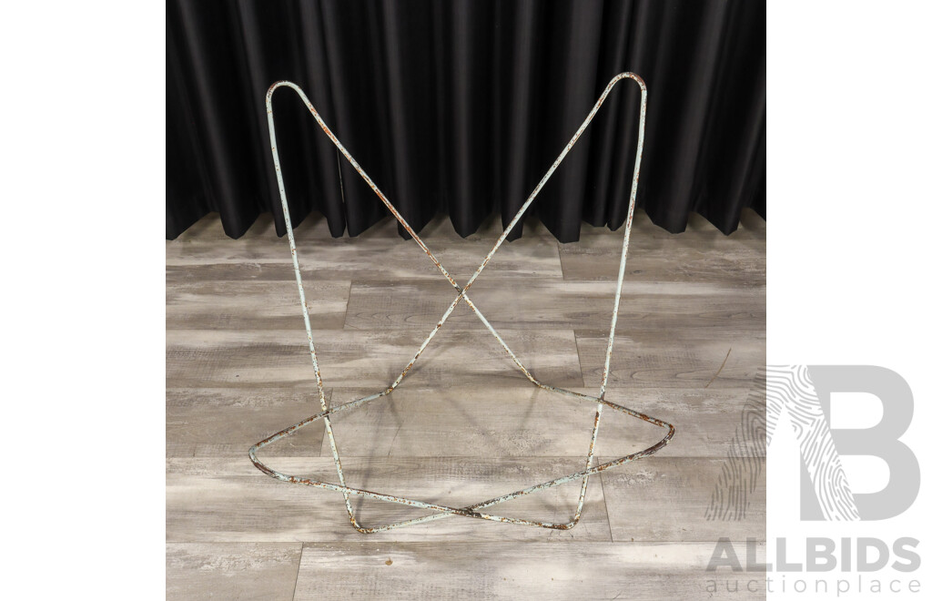 Vintage Metal Butrterfly Chair Frame