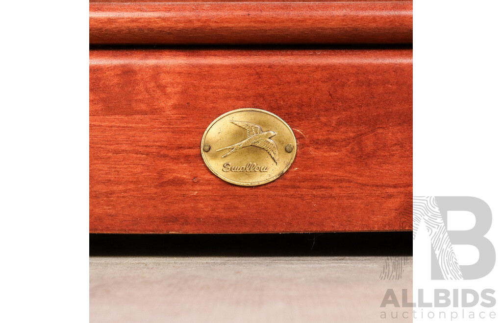 Two Tier Jarrah Four Drawer Chest