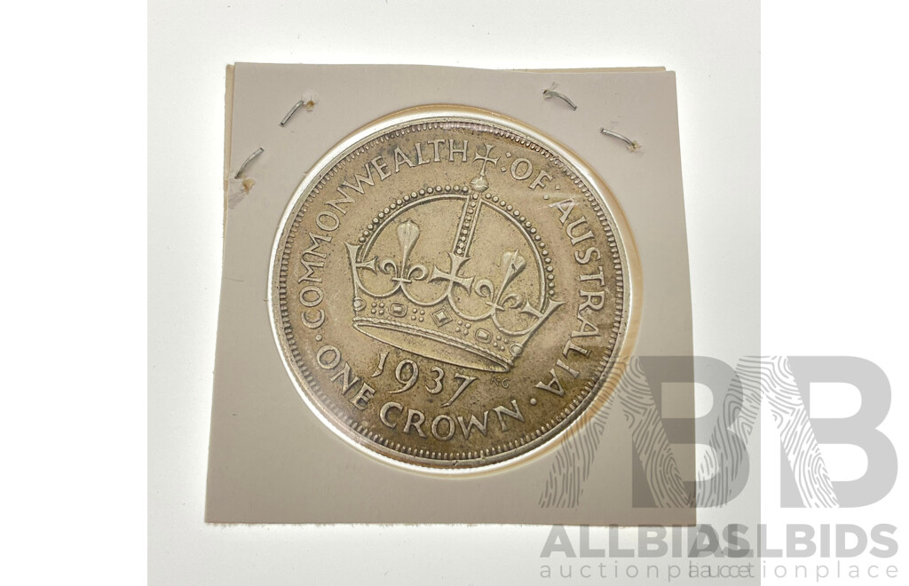 1937 Australian Crown.