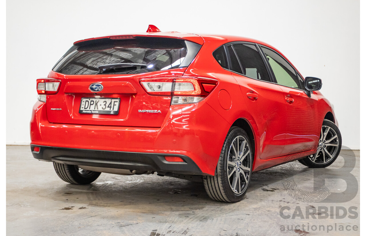 2/2017 Subaru Impreza 2.0i Premium (AWD) MY17 5d Hatchback Pure Red 2.0L
