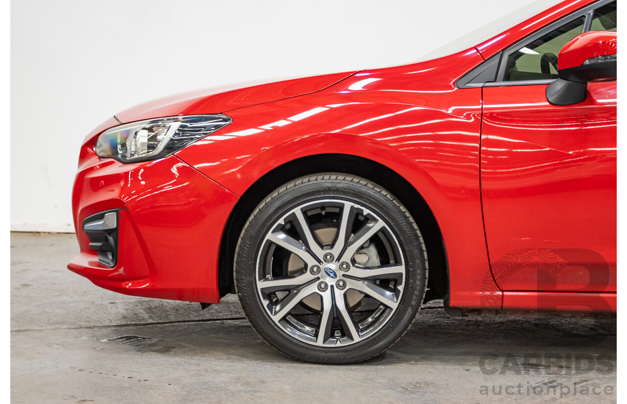 2/2017 Subaru Impreza 2.0i Premium (AWD) MY17 5d Hatchback Pure Red 2.0L