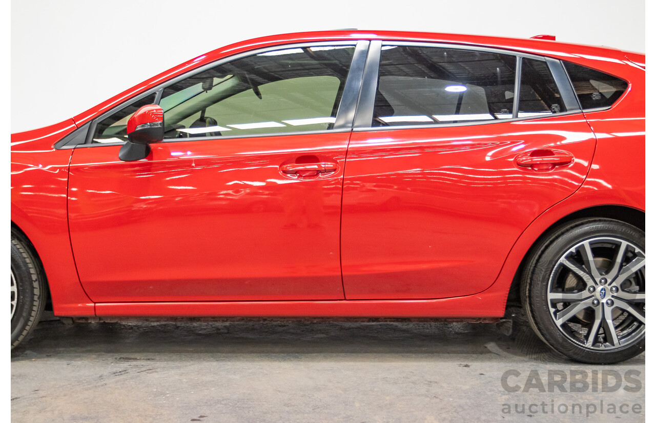 2/2017 Subaru Impreza 2.0i Premium (AWD) MY17 5d Hatchback Pure Red 2.0L