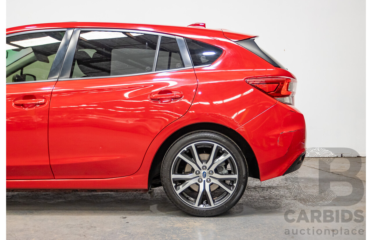 2/2017 Subaru Impreza 2.0i Premium (AWD) MY17 5d Hatchback Pure Red 2.0L