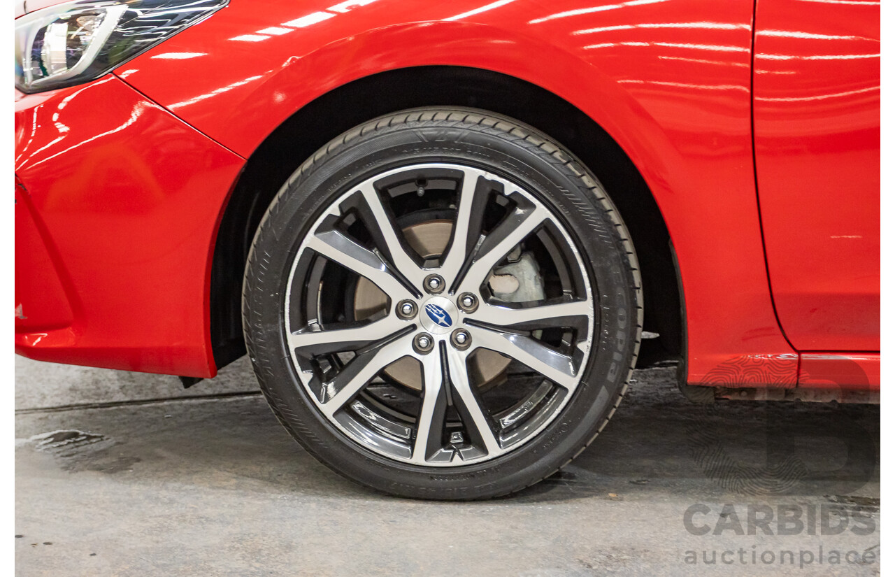 2/2017 Subaru Impreza 2.0i Premium (AWD) MY17 5d Hatchback Pure Red 2.0L