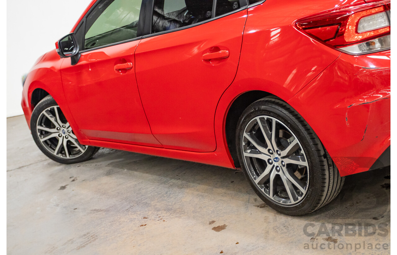 2/2017 Subaru Impreza 2.0i Premium (AWD) MY17 5d Hatchback Pure Red 2.0L