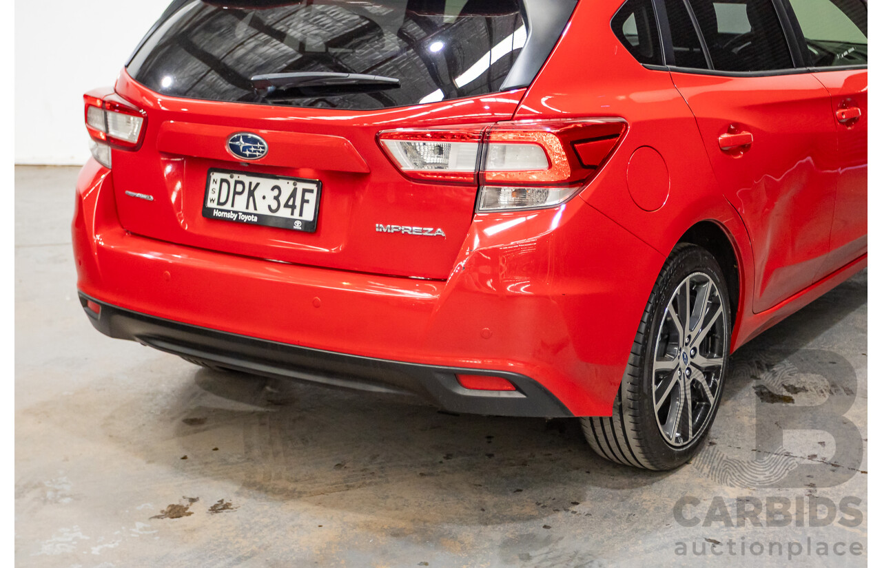 2/2017 Subaru Impreza 2.0i Premium (AWD) MY17 5d Hatchback Pure Red 2.0L