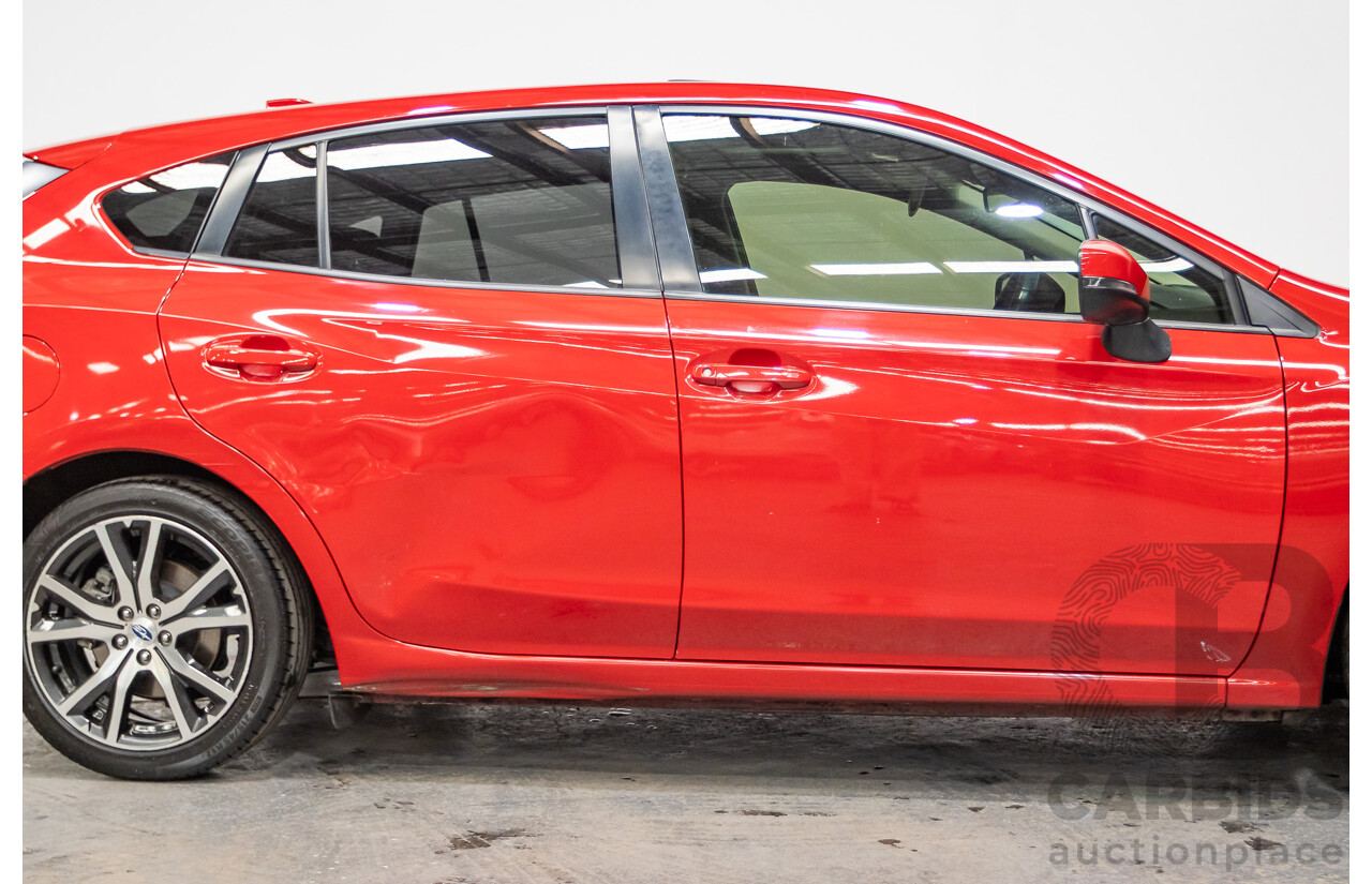 2/2017 Subaru Impreza 2.0i Premium (AWD) MY17 5d Hatchback Pure Red 2.0L