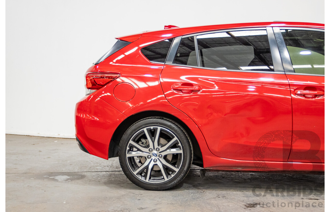 2/2017 Subaru Impreza 2.0i Premium (AWD) MY17 5d Hatchback Pure Red 2.0L