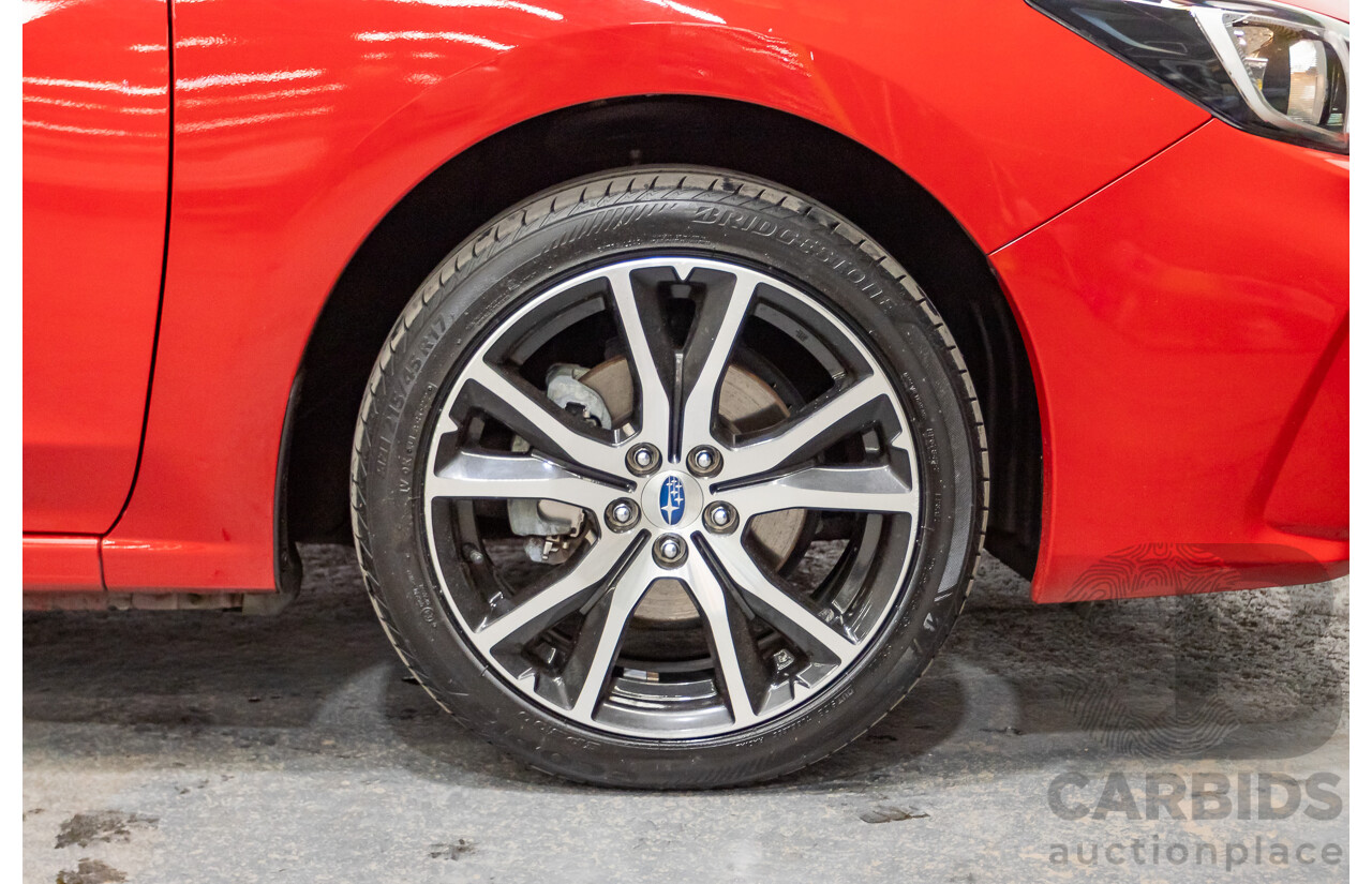 2/2017 Subaru Impreza 2.0i Premium (AWD) MY17 5d Hatchback Pure Red 2.0L