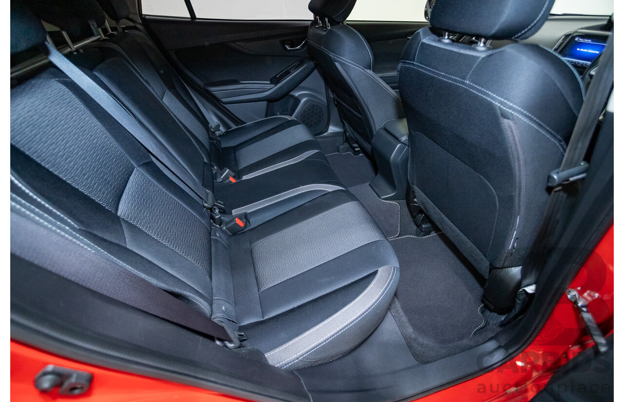 2/2017 Subaru Impreza 2.0i Premium (AWD) MY17 5d Hatchback Pure Red 2.0L