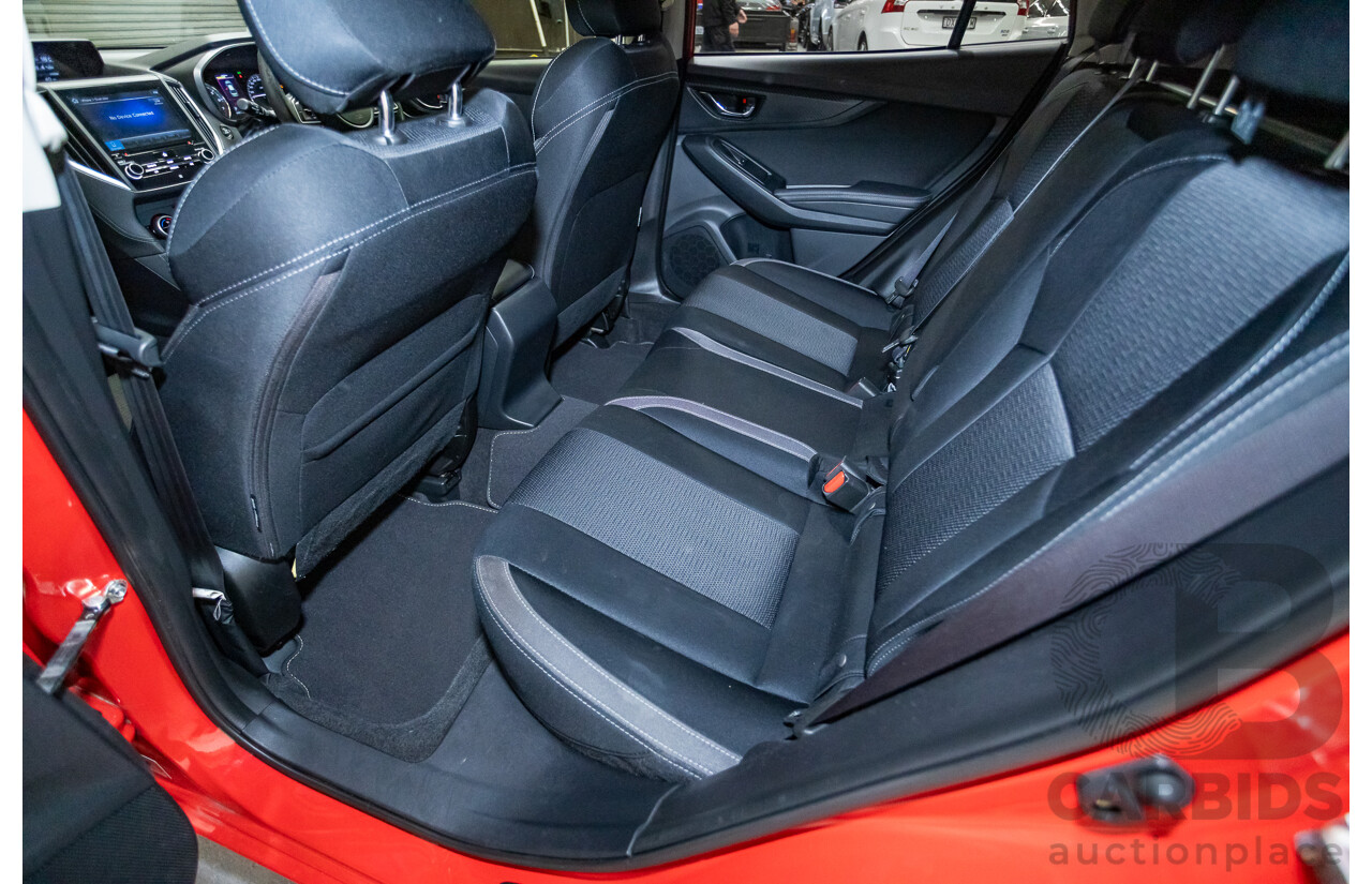 2/2017 Subaru Impreza 2.0i Premium (AWD) MY17 5d Hatchback Pure Red 2.0L