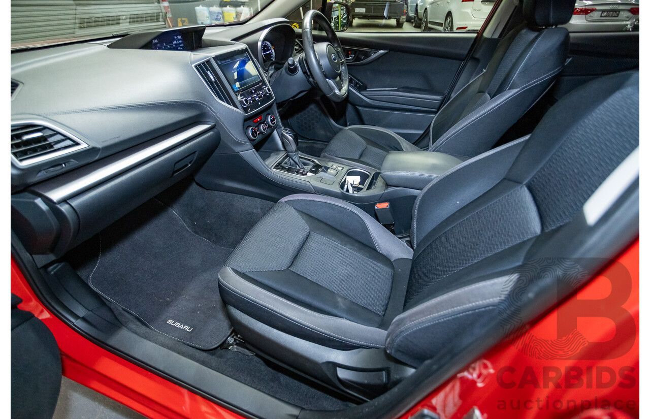 2/2017 Subaru Impreza 2.0i Premium (AWD) MY17 5d Hatchback Pure Red 2.0L