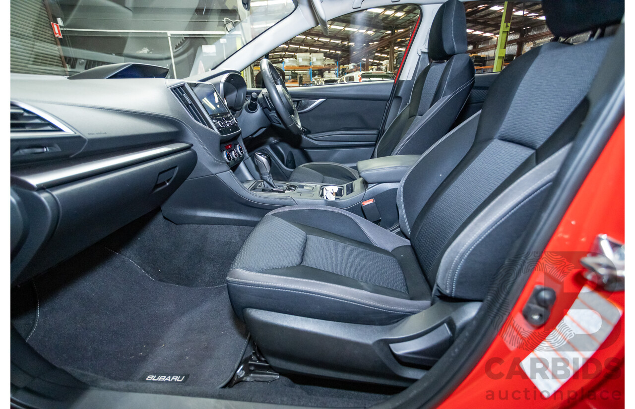 2/2017 Subaru Impreza 2.0i Premium (AWD) MY17 5d Hatchback Pure Red 2.0L