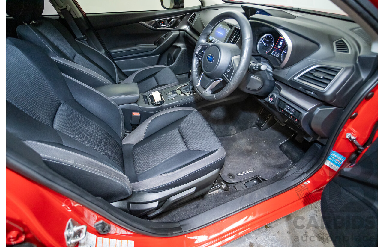 2/2017 Subaru Impreza 2.0i Premium (AWD) MY17 5d Hatchback Pure Red 2.0L
