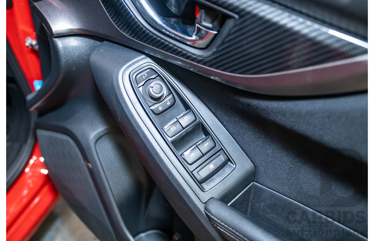 2/2017 Subaru Impreza 2.0i Premium (AWD) MY17 5d Hatchback Pure Red 2.0L