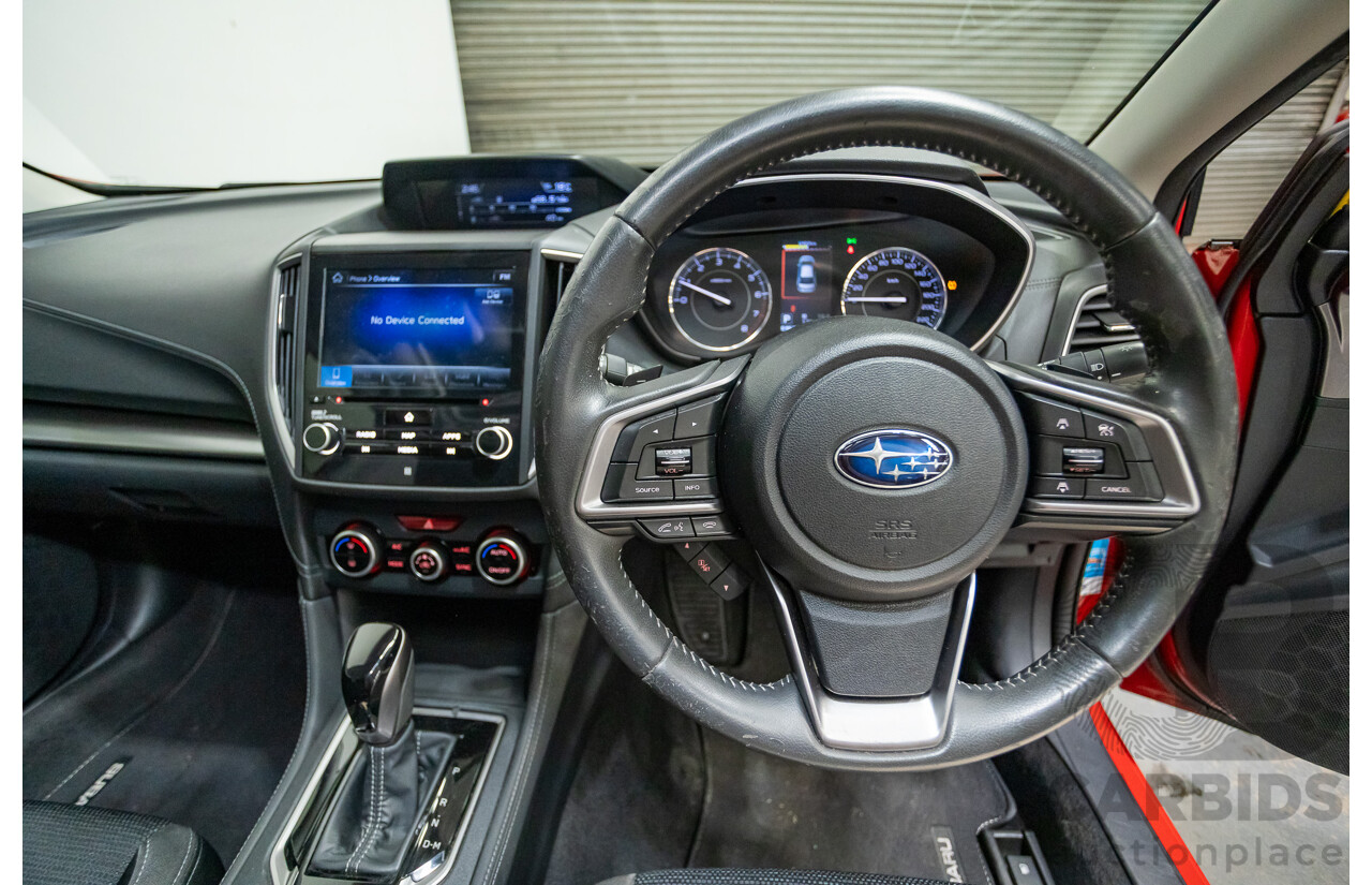 2/2017 Subaru Impreza 2.0i Premium (AWD) MY17 5d Hatchback Pure Red 2.0L