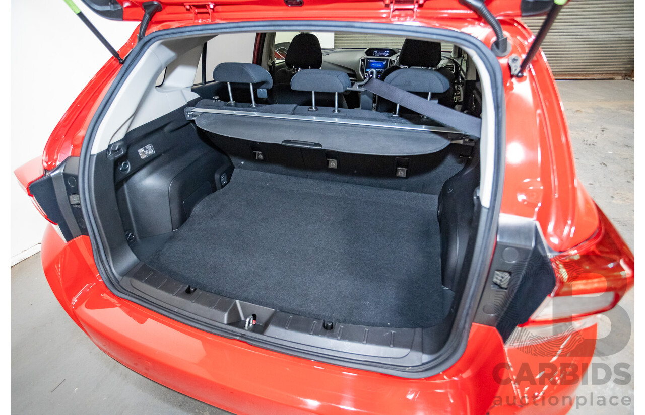 2/2017 Subaru Impreza 2.0i Premium (AWD) MY17 5d Hatchback Pure Red 2.0L