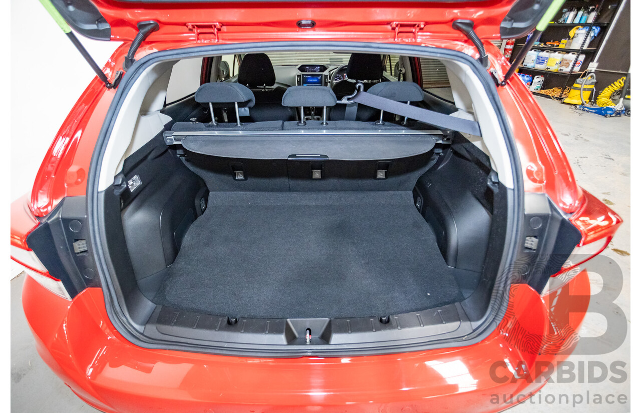 2/2017 Subaru Impreza 2.0i Premium (AWD) MY17 5d Hatchback Pure Red 2.0L