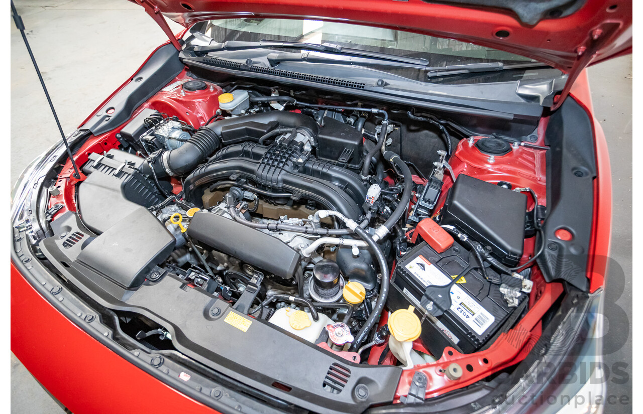 2/2017 Subaru Impreza 2.0i Premium (AWD) MY17 5d Hatchback Pure Red 2.0L