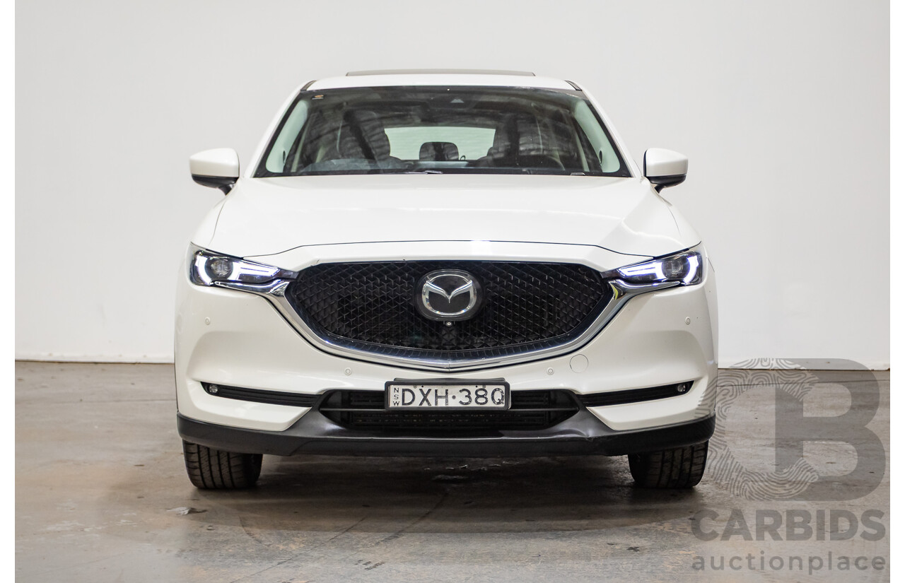 07/2018 Mazda CX-5 AKERA (AWD) MY18 (KF SERIES 2) 4D Wagon Snowflake White Pearl Turbo Diesel 2.2L