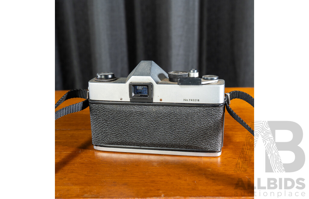 Vintage Kobana 35mm film SLR camera with Fixed Kobanar 50mm f/1.8 Lens