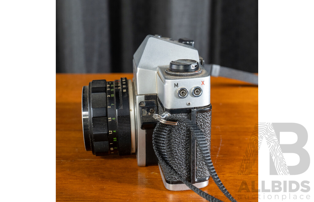 Vintage Kobana 35mm film SLR camera with Fixed Kobanar 50mm f/1.8 Lens