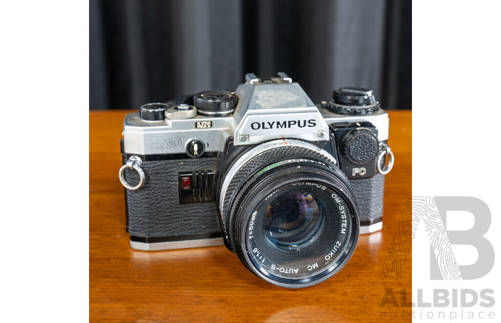 Olympus OM-10 35mm Film Camera with Zuiko 50mm f/1.8 Lens