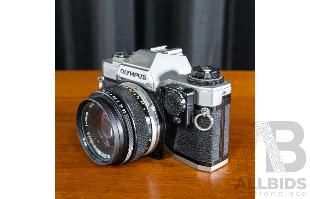 Olympus OM-10 35mm Film Camera with Zuiko 50mm f/1.8 Lens