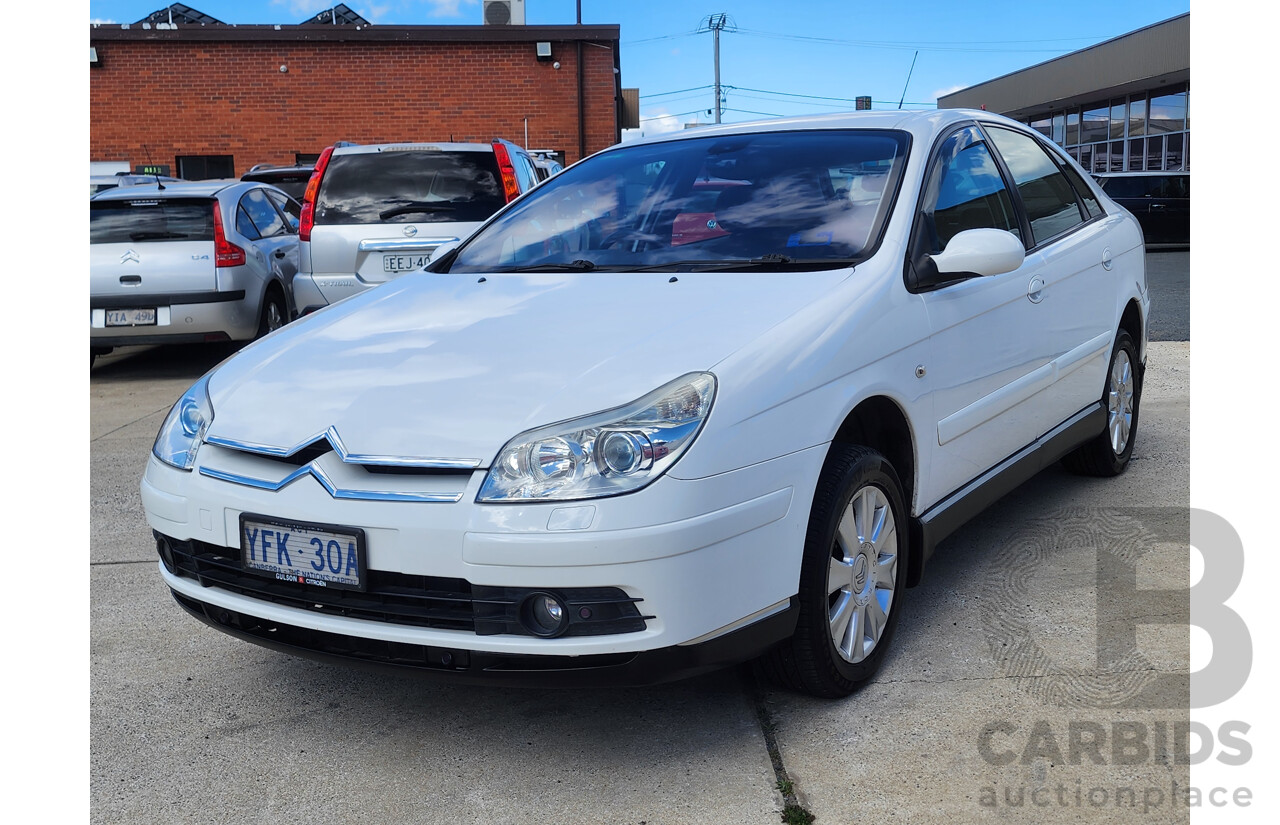 2/2008 Citroen C5 SX 2.0 16V HDi 06 UPGRADE 4d Wagon White 2.0L