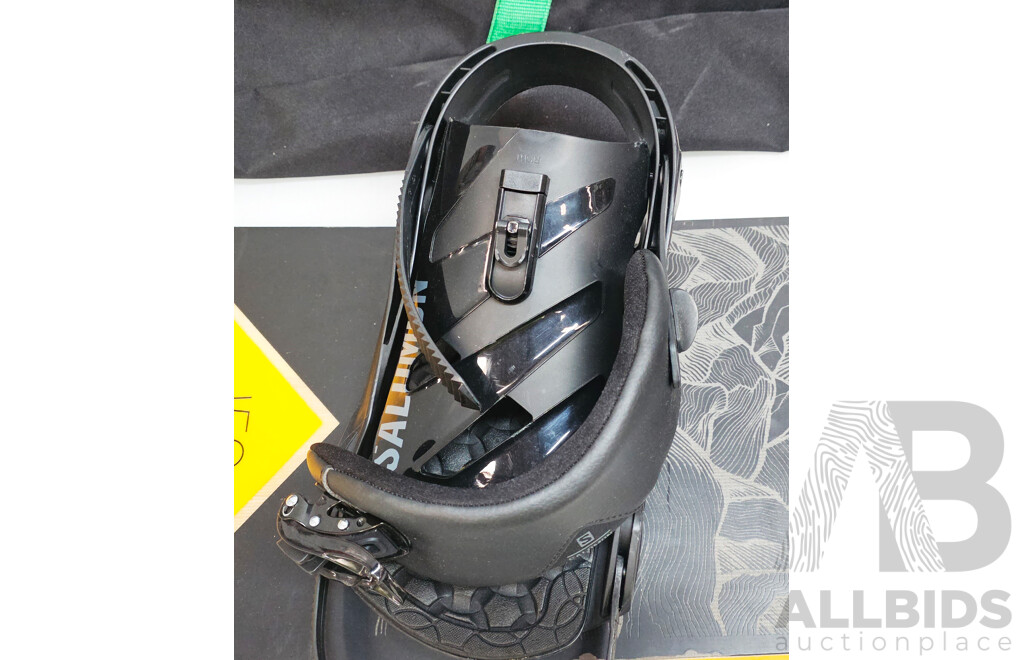 Salomon Black and Gold Swift Snowboard